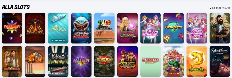 Slots hos 1x2 Casino