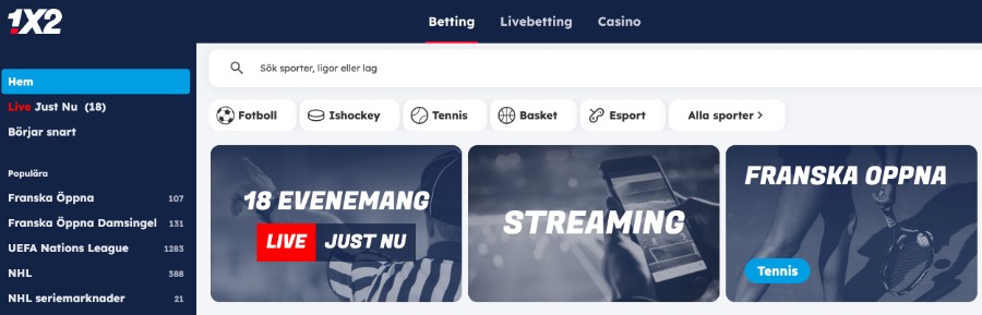Sportbetting 1x2