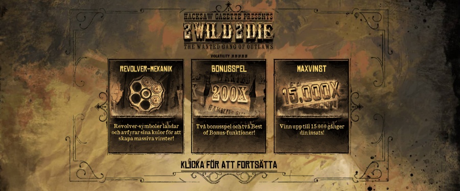 2 Wild 2 Die bonusfunktioner