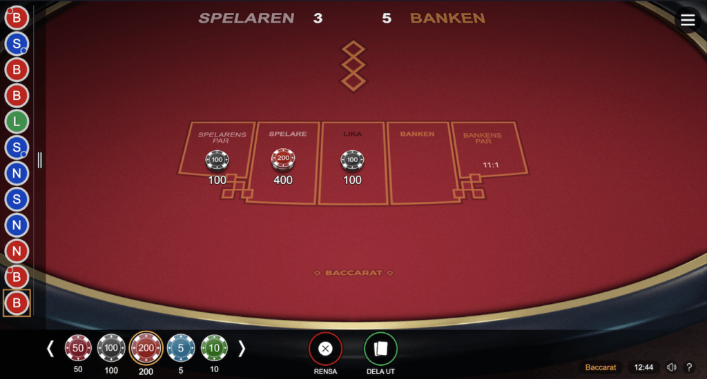 Baccarat RNG online