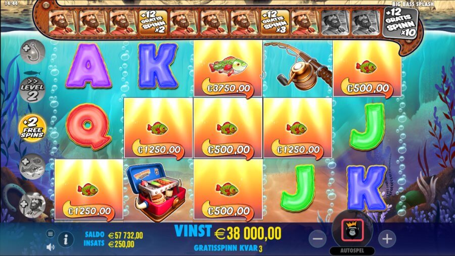 Vinn stort i Big Bass Splash Free Spins