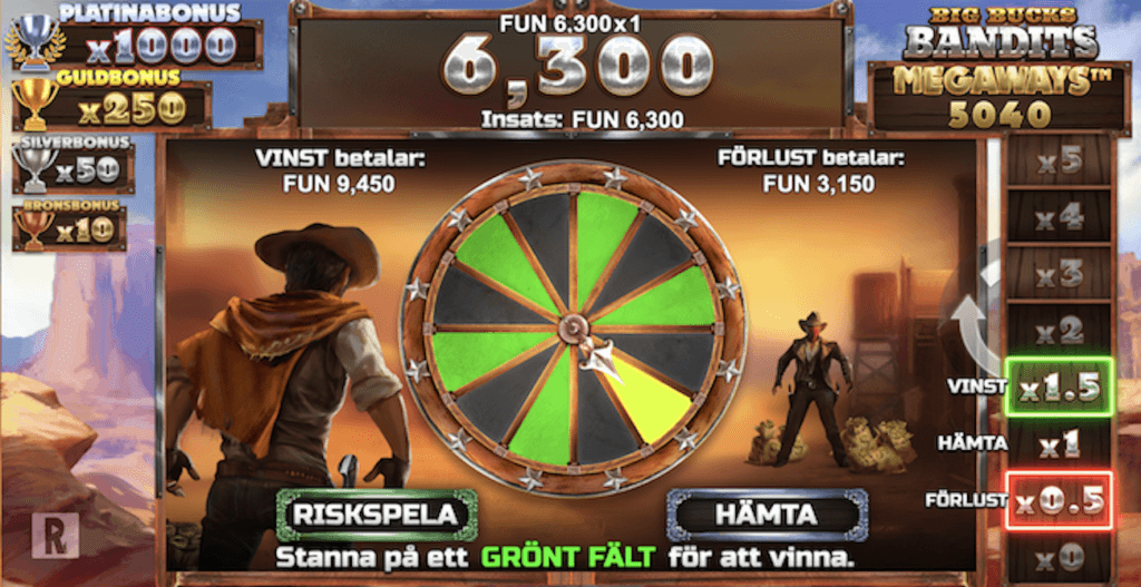 Big Bucks Bandits Free Spins riskspel