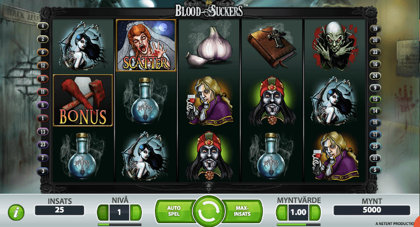 Blood Suckers spelplan.