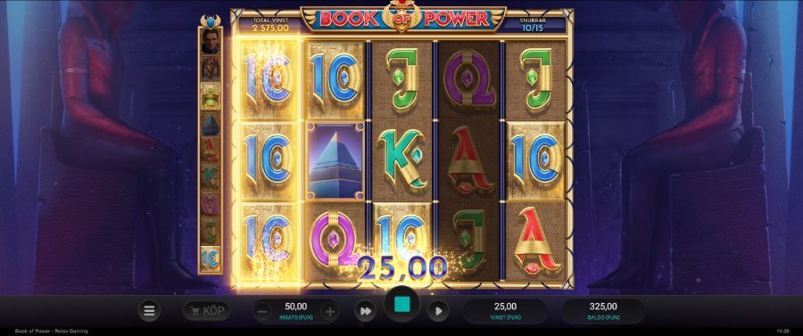Free Spins i Book of Power