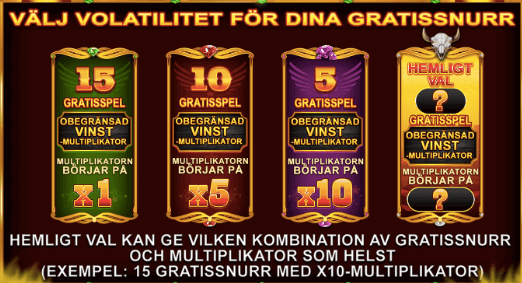 Buffalo Rising Megaways free spins.
