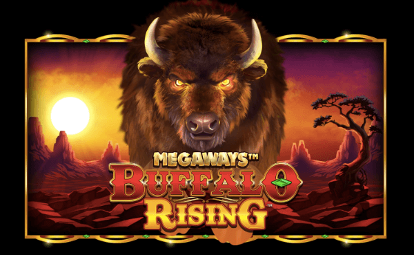 Buffalo Rising Megaways logga. 