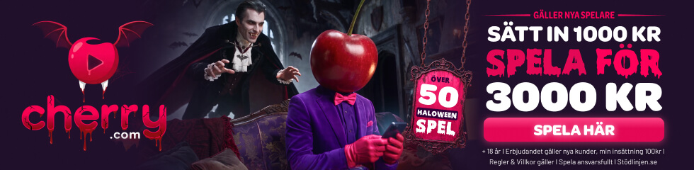 Cherry casino bonus 3000 kr
