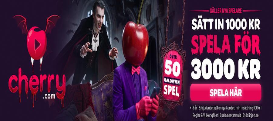 Halloween bonus hos Cherry casino