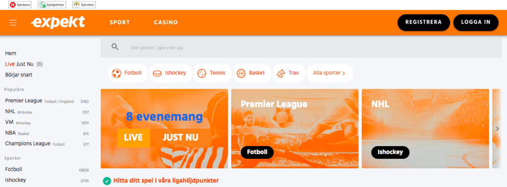 Expekt Sportsbook