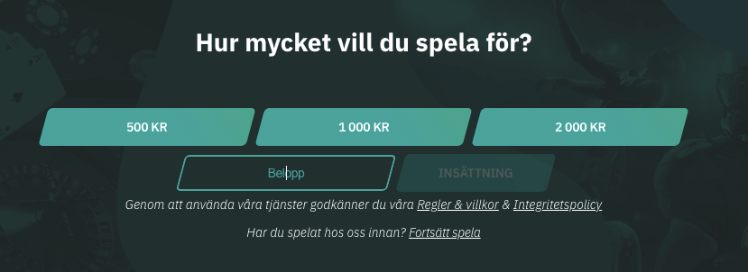 Fastbet kontoregistrering