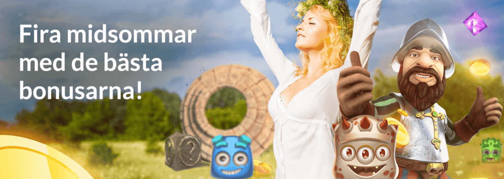 Midsommar casino bonusar.