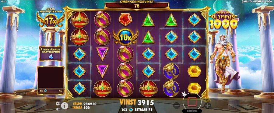 Gates of Olympus 1000 Free Spins