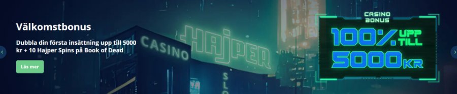 Hajper välkomstbonus