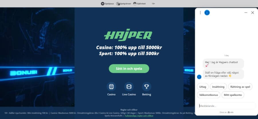 Hajper kundtjänst