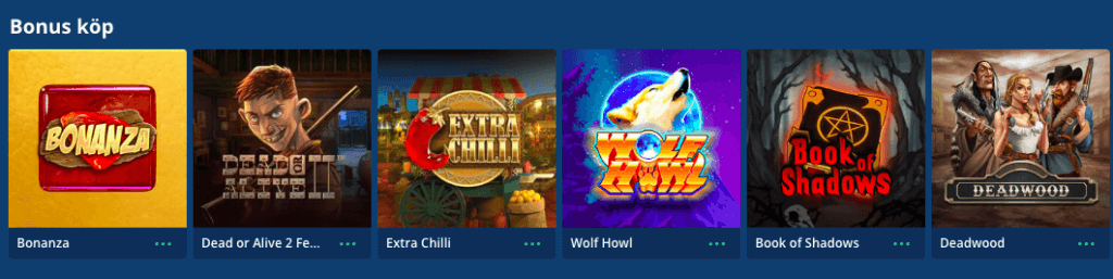 Hajper köpbonus-slots.