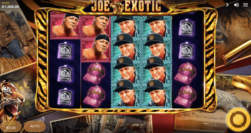 Joe Exotic Spelplan.