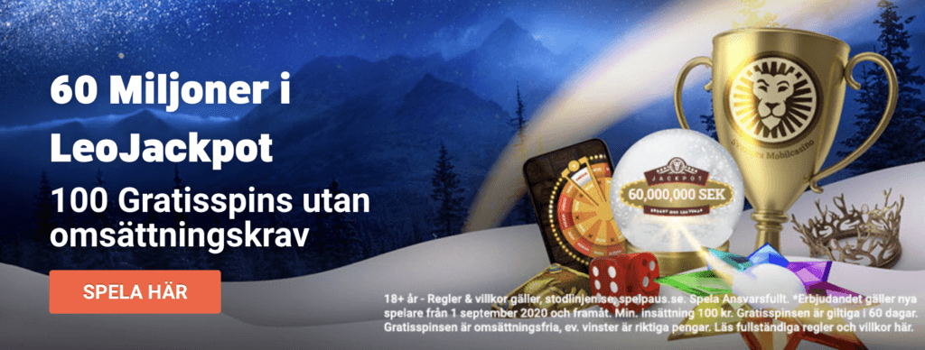 LeoVegas Bonus