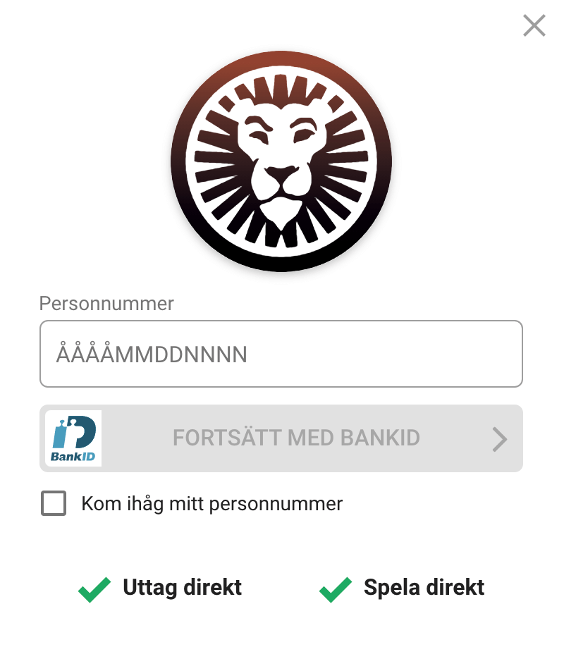 LeoVegas BankID