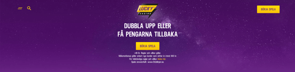 Lucky Casino välkomstbonus