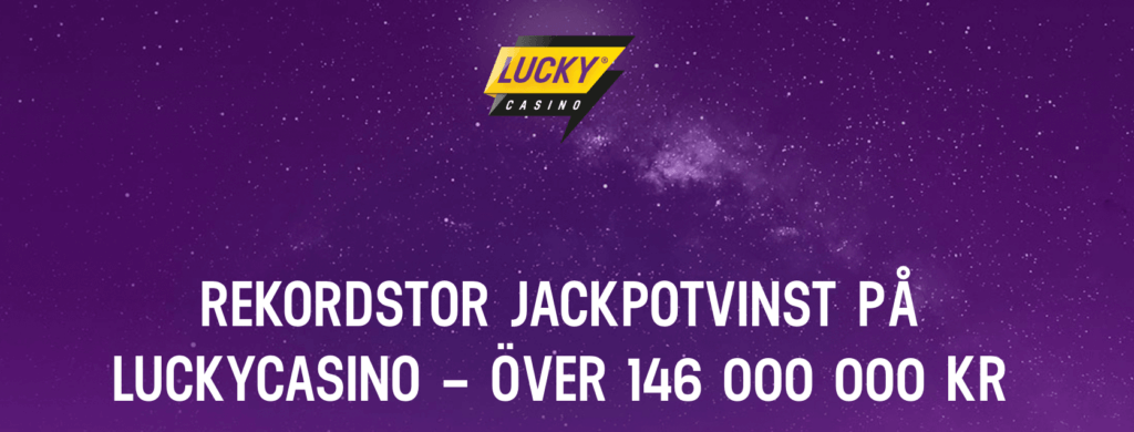 Sveriges största vinst hos Lucky Casino