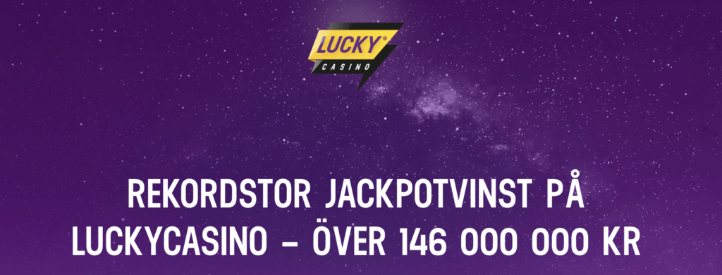 Sveriges största vinst hos Lucky Casino