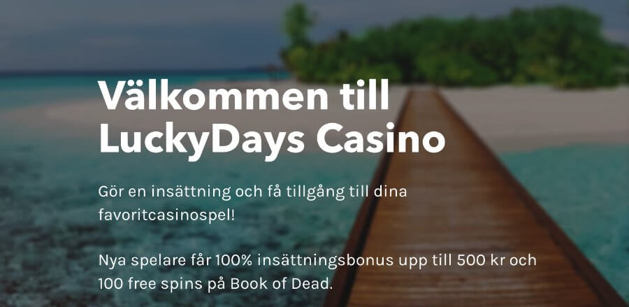 LuckyDays Casino bonus