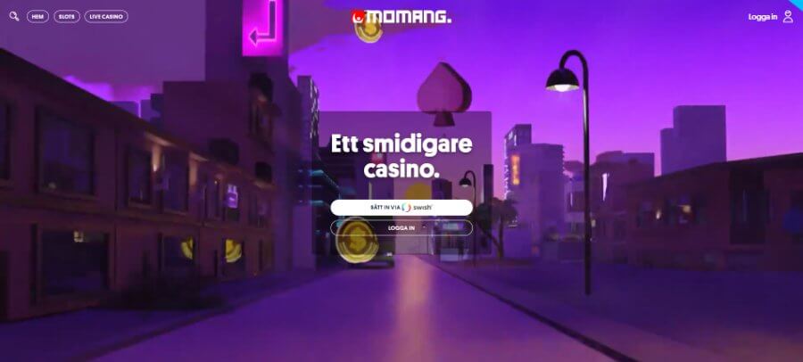 Nytt casino Momang