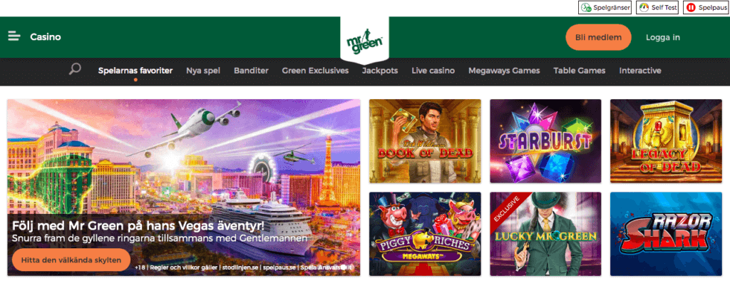 Mr Green slots
