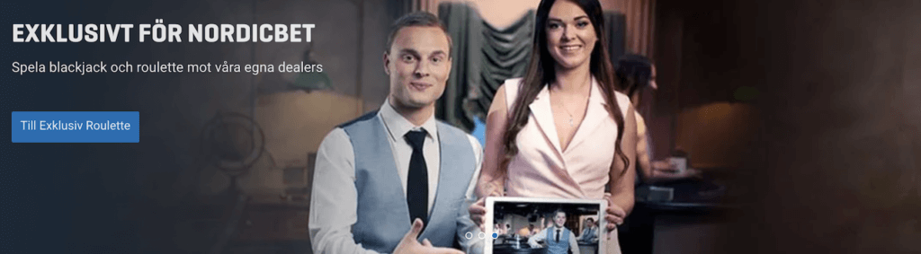 Nordicbet Live casino