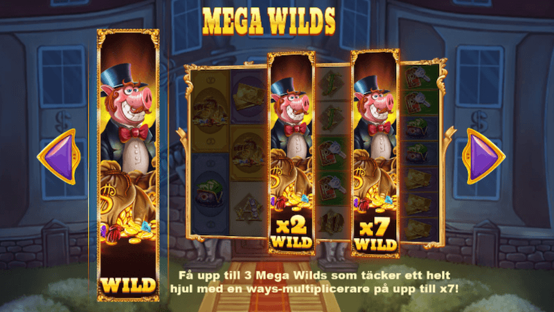 Piggy Riches Megaways wild.