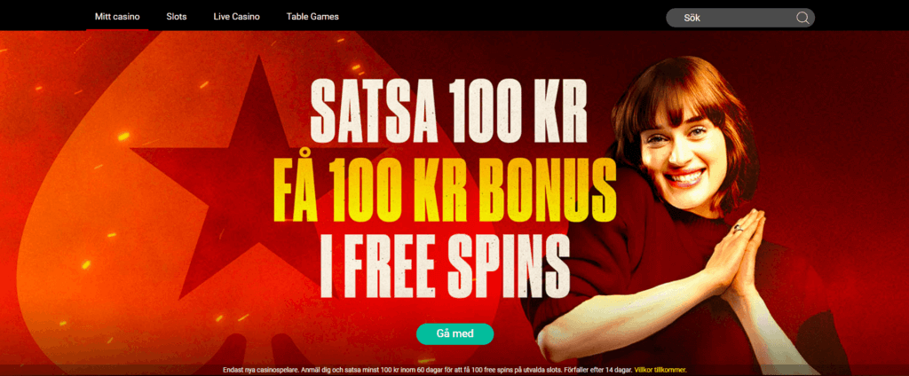 Pokerstars välkomstbonus