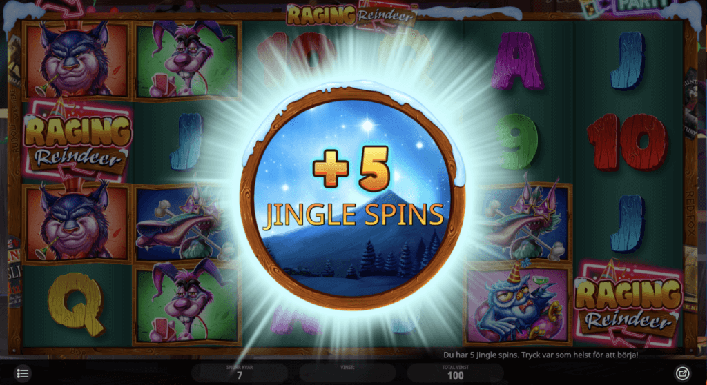 Raging Reindeer Jingle Spins