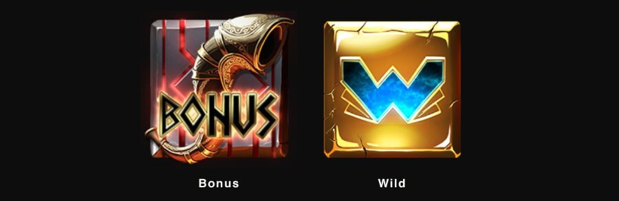 Bonus och Wild-symbol i Ragnarok 40K. 