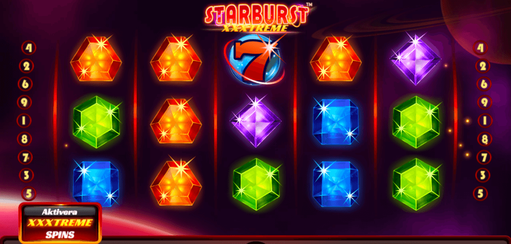 Starburst XXXtreme symboler
