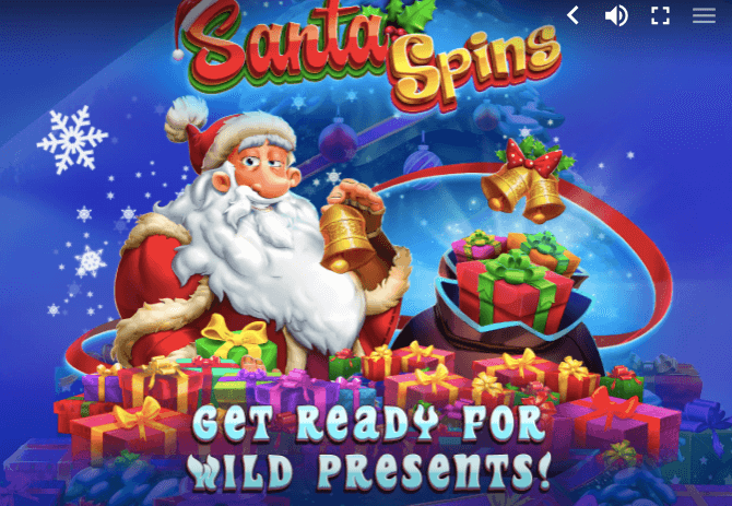 Santa Spins i tid för julen.