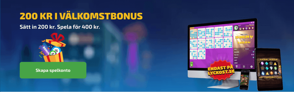 Lyckost Casino Bonus