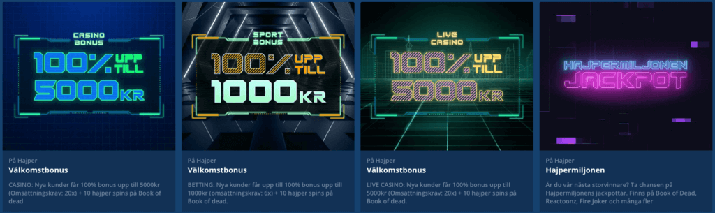 Hajpers bonusar