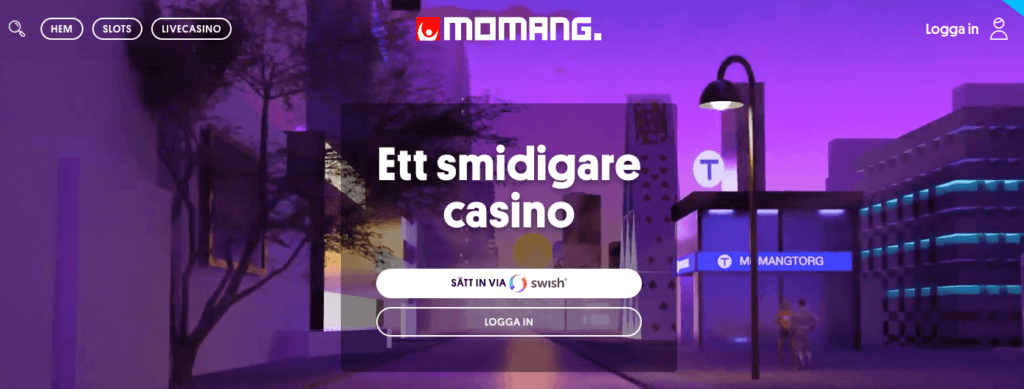 Momang Casinos startsida