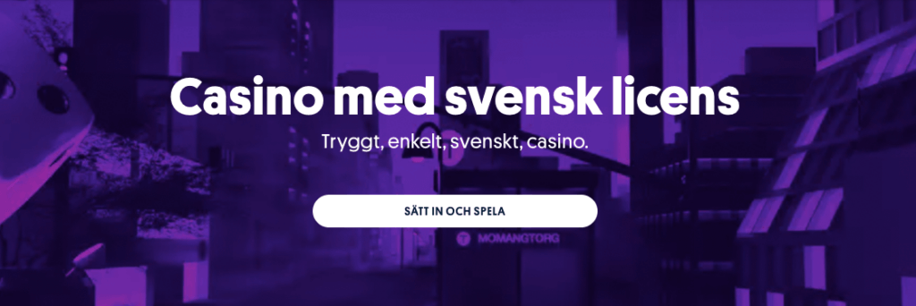Momang är ett casino med svensk licens