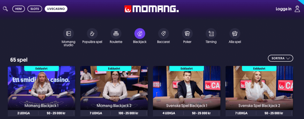 Momang live casino