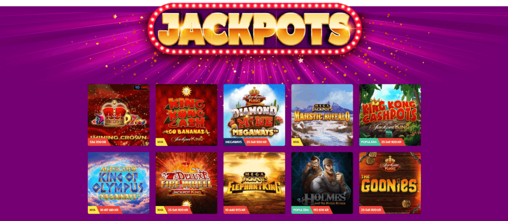 PlayOJO jackpott slots