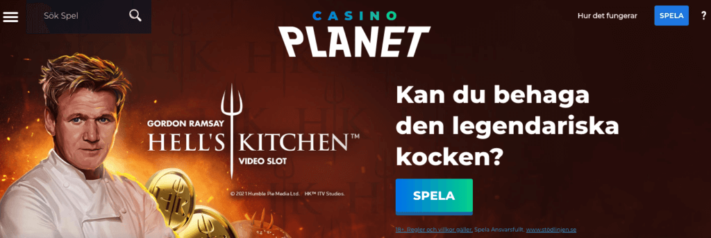 Casino Planet Gordon Ramsay slot