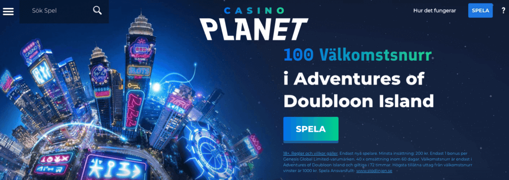 Casino Planet bonus