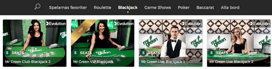 Mr Green Blackjack