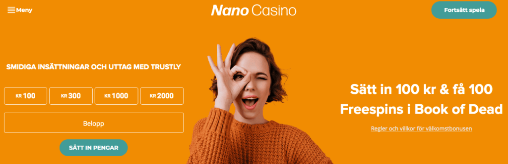 Nano Casino free spins