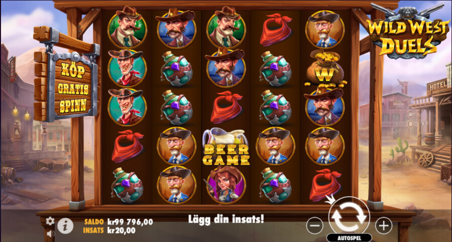 Duel Free Spins i Wild West Duels