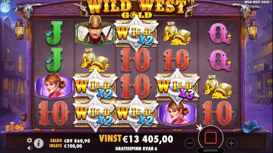 Wild West Gold Free Spins