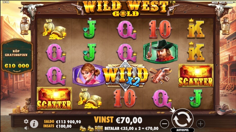 Wild West Gold symboler