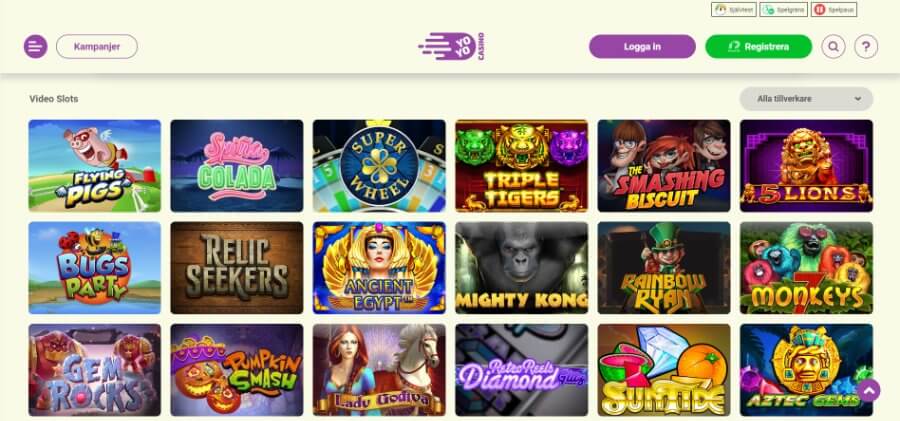 Slots på YoYo Casino