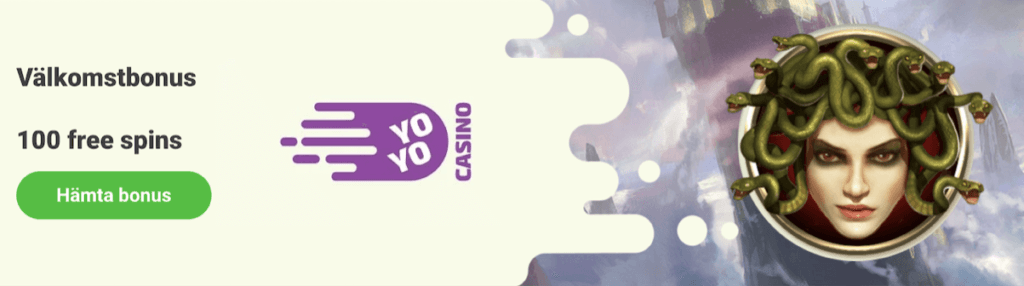 100 Free Spins hos YoYoCasino